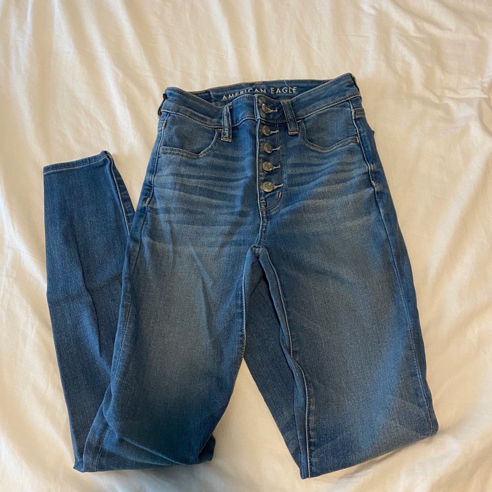 American Eagle Super High Rise Jegging